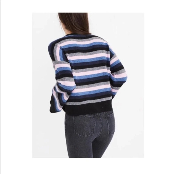 Madewell Cardiff Striped Crewneck Sweater S new - Picture 6 of 9